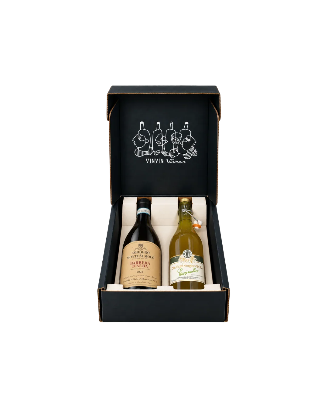 Un Momento Barbera wijn giftbox